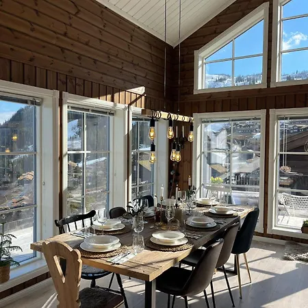 Jacuzzi & Sauna Hilltop With River Views Chalet Voss